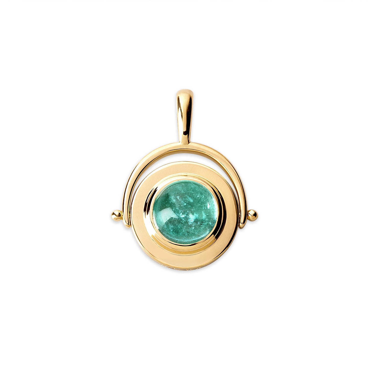 Paraiba Tourmaline Swivel Pendant