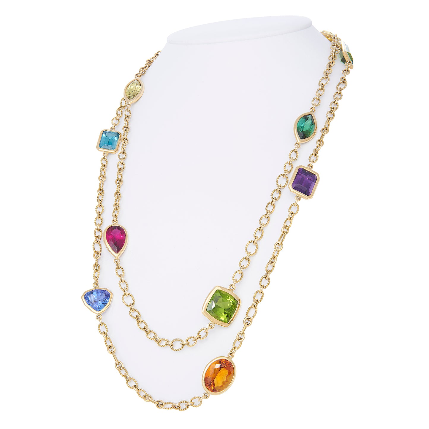 Multicolored Gemstone Necklace