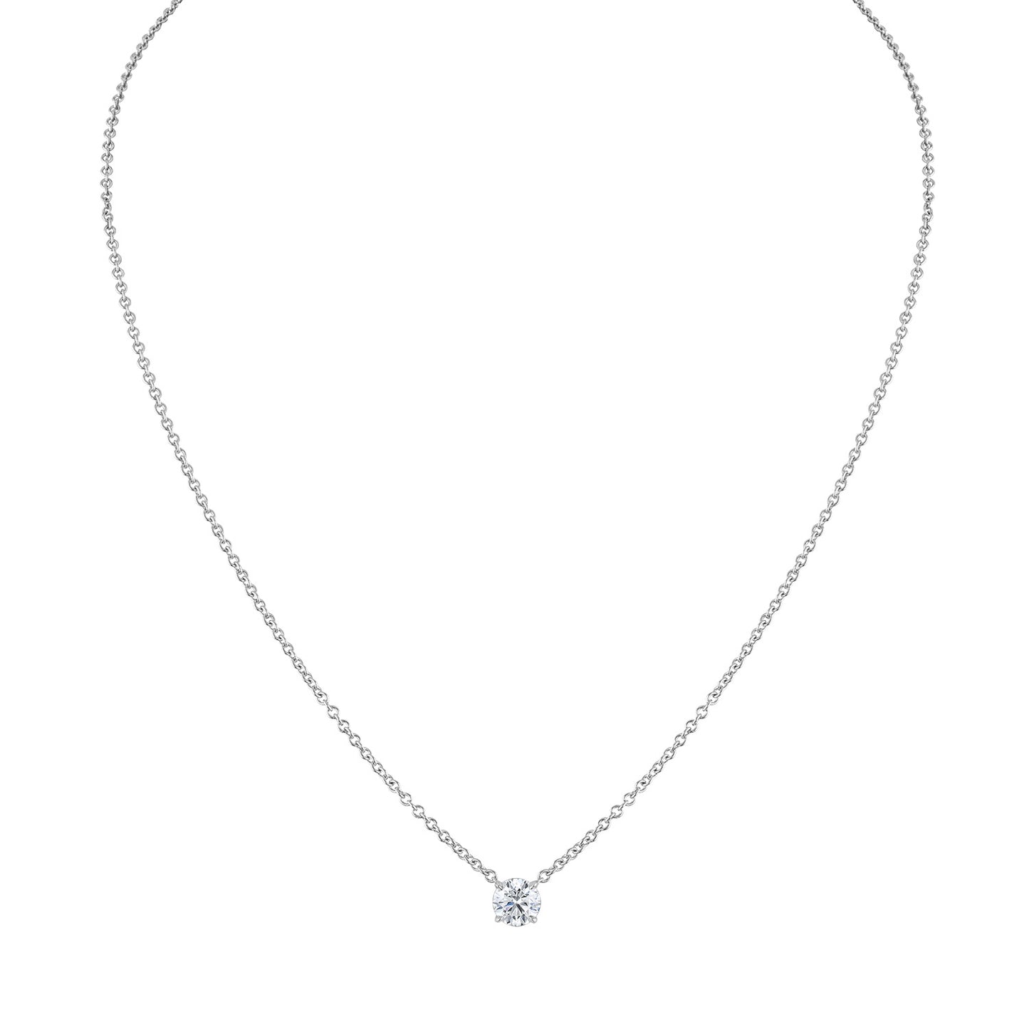 Solitaire Diamond Pendant