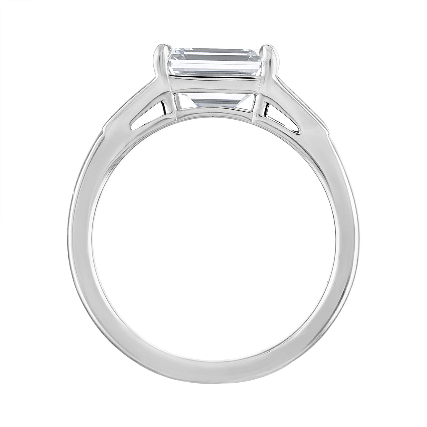 Emerald Cut Diamond Five Stone Ring