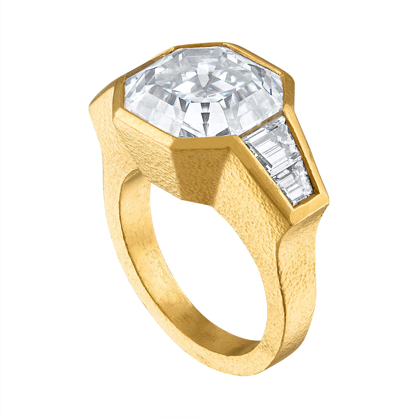 Asscher Cut Diamond Five Stone Ring
