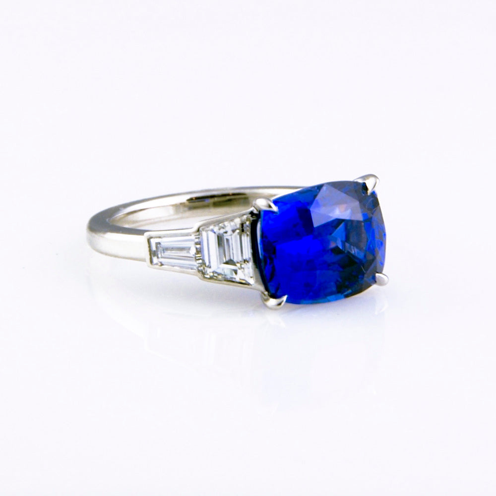 5-stone Blue Sapphire Ring