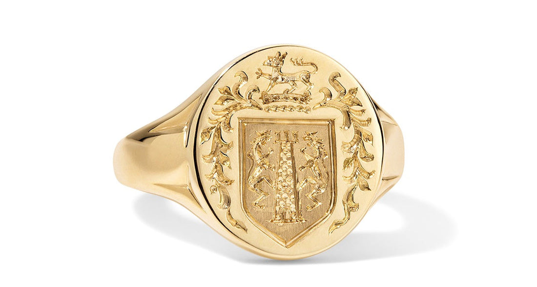 A Custom Family Crest Ring Project