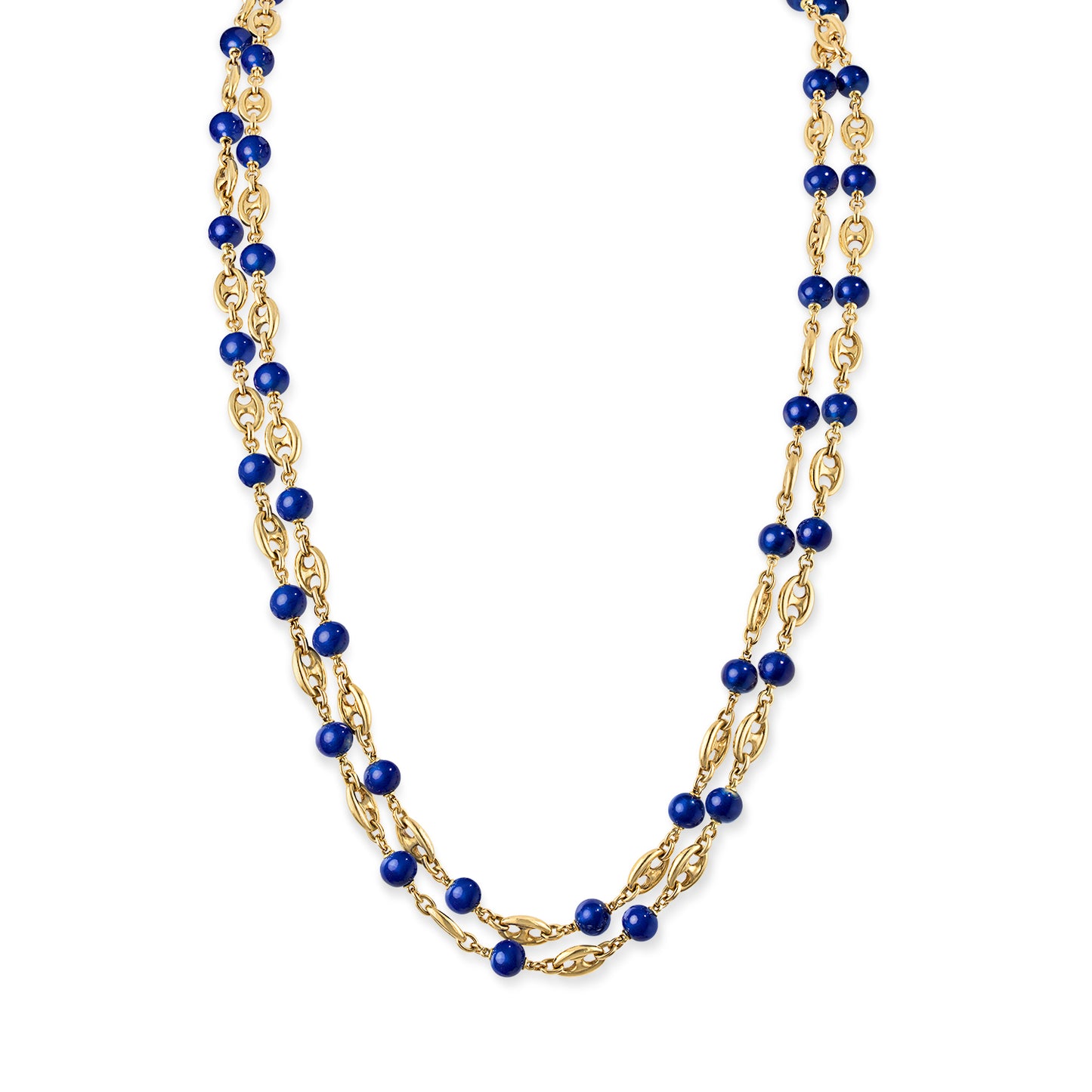 18 Karat Yellow Gold & Enamel Necklace by Bvlgari