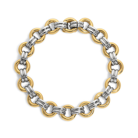 Two-Tone 18 Karat Gold Bracelet by Craig Drake
