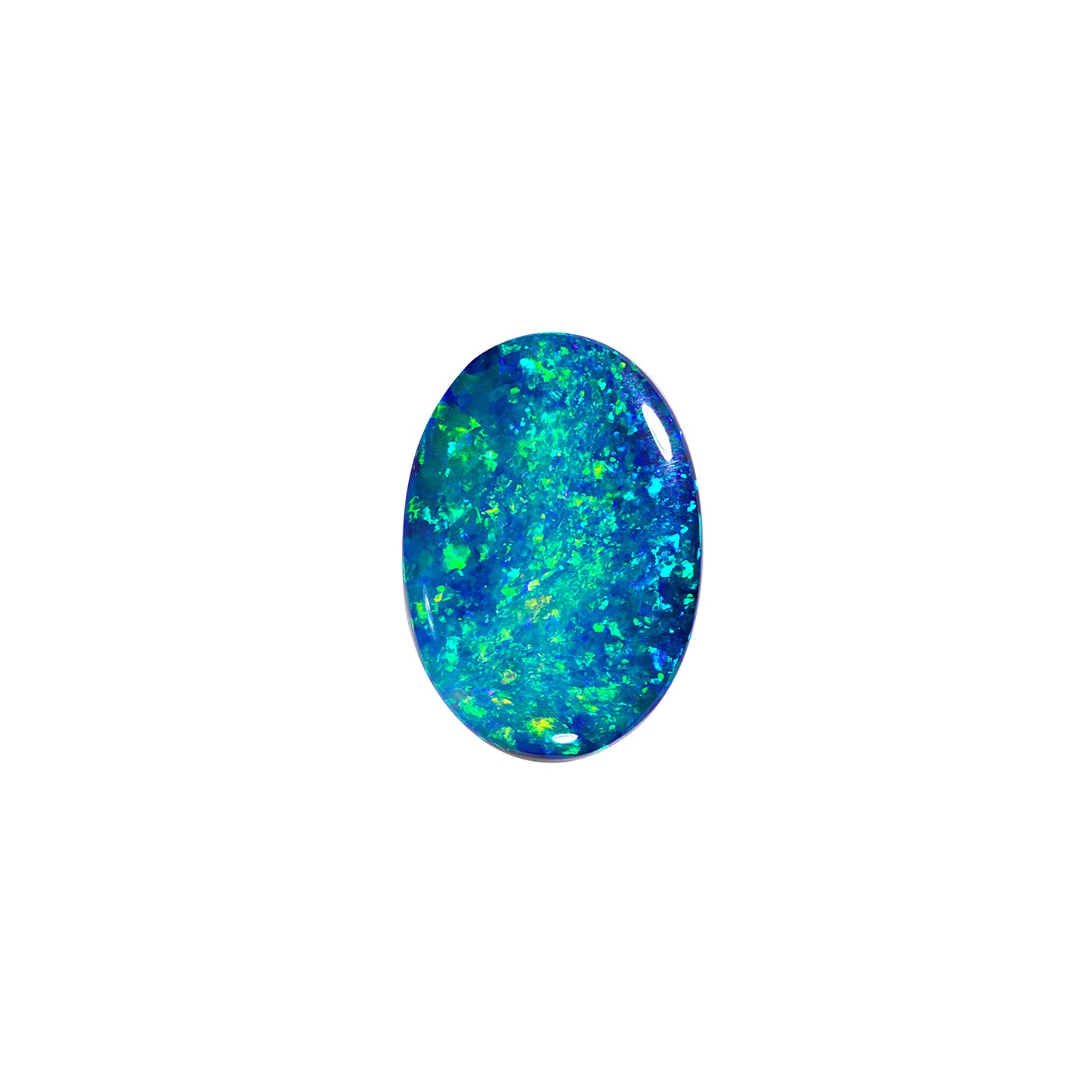 A Layout of Three Australian Black Opals