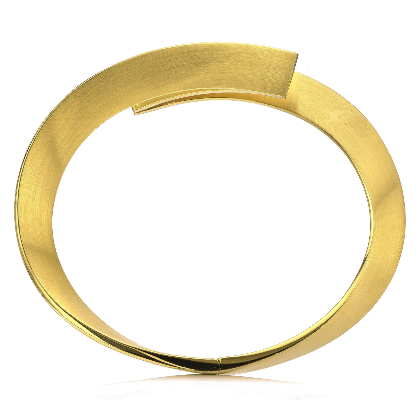 18K Gold & Diamond Bangle Bracelet