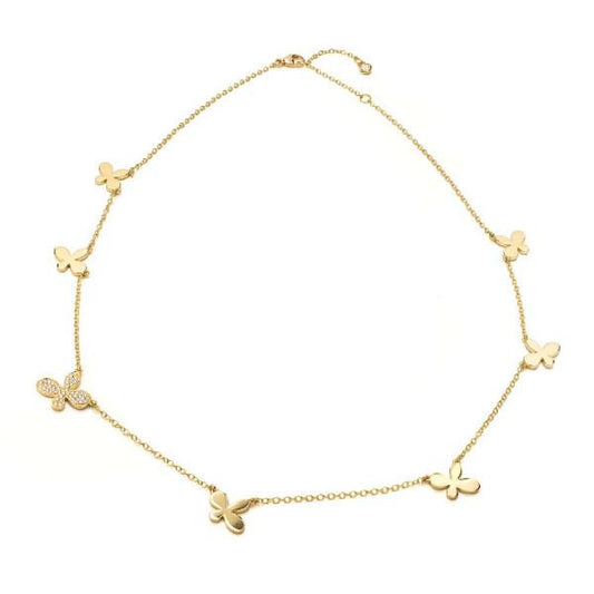 18K Gold & Diamond "Melissa" Necklace