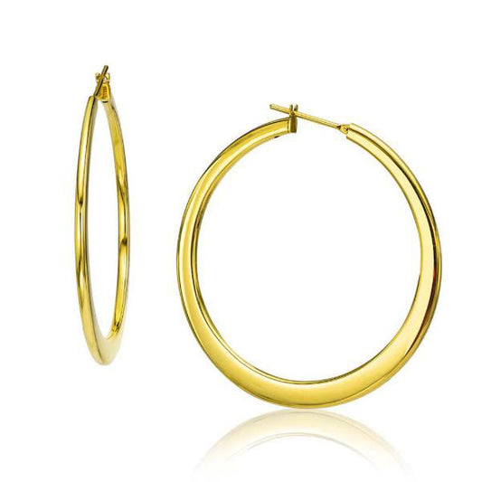18K Gold Hoop Earring
