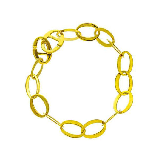 18K Gold Link Bracelet