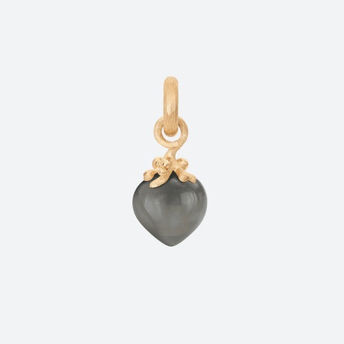 Sweet Drops Charm in 18K Yellow Gold with Smoky Quartz