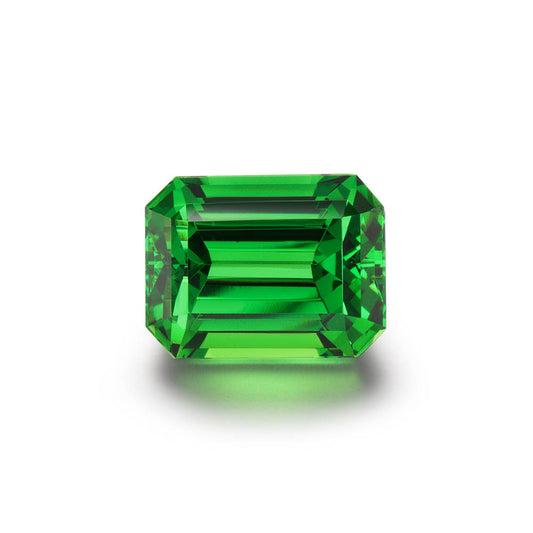 5.34cts. Emerald Cut Tsavorite Gemstone