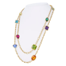 Load image into Gallery viewer, Multicolored Gemstone Necklace