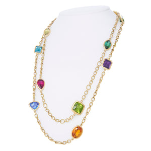 Multicolored Gemstone Necklace