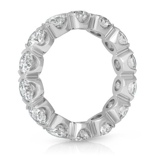 Semi-Circular Bezel Eternity Band