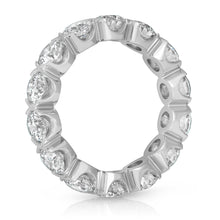 Load image into Gallery viewer, Semi Circular Bezel Eternity Band