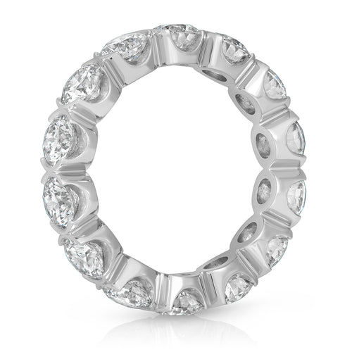 Semi Circular Bezel Eternity Band