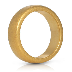 Solid 22K Yellow Gold Men's Band Ring