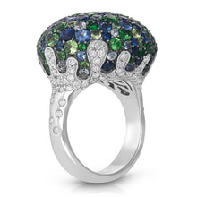Load image into Gallery viewer, Multi Gem Stone &quot;Drip&quot; Ring