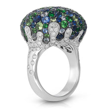 Load image into Gallery viewer, Multi Gem Stone &quot;Drip&quot; Ring