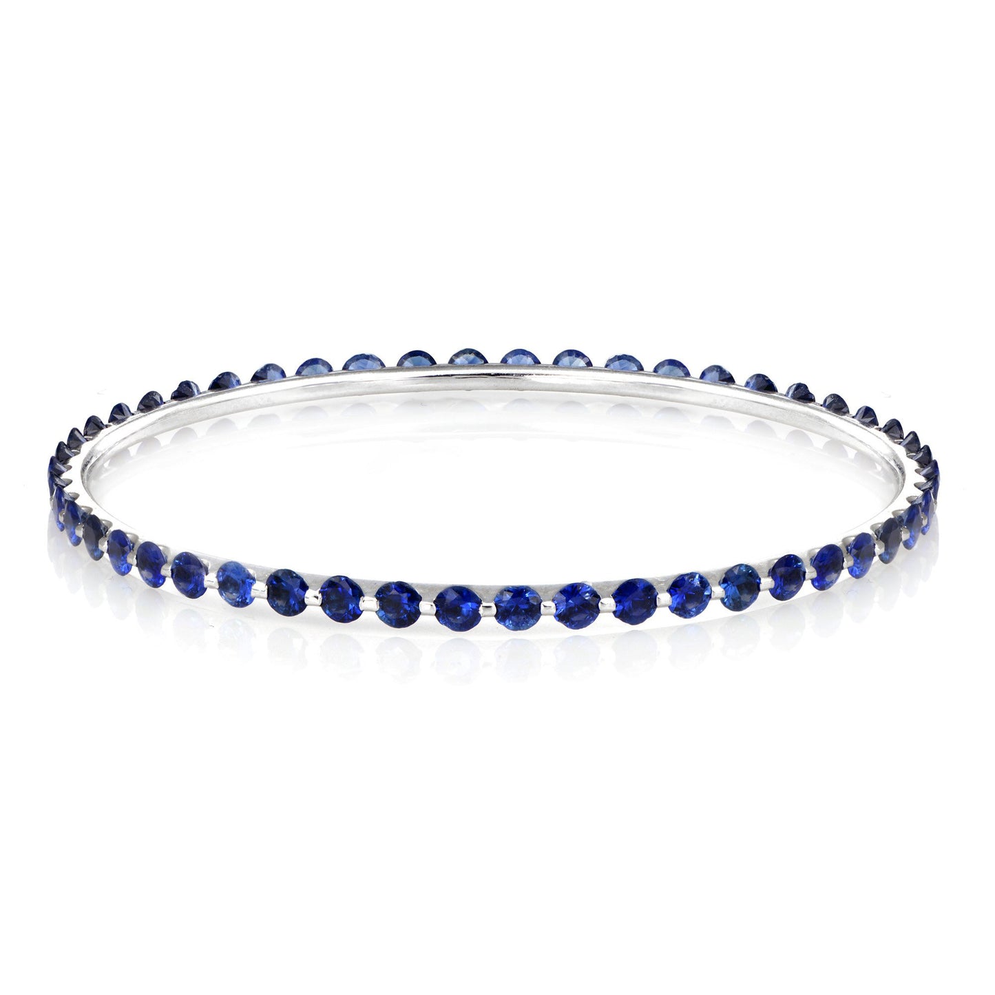 Diamond & 14K Gold Bangle Bracelet