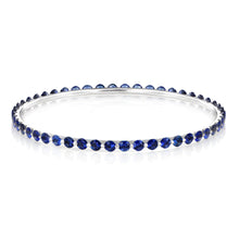 Load image into Gallery viewer, Diamond &amp; 14K Gold Bangle Bracelet