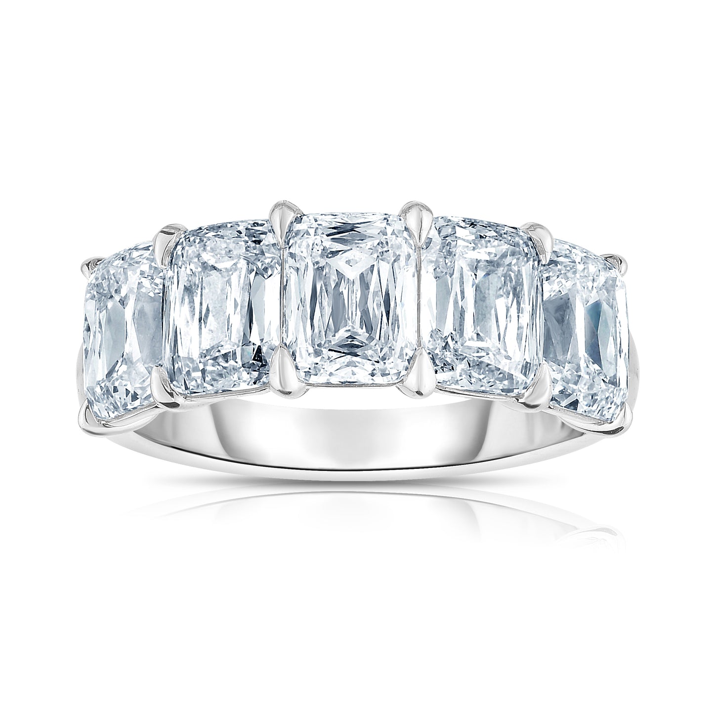 Five Stone Mixed Cut Band Ring