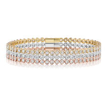 Load image into Gallery viewer, Bezel Set Diamond Bracelet