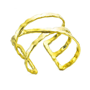 Solid 18K Gold Cuff Bracelet