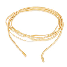 Load image into Gallery viewer, Woven Silk Chord with 18K Gold End Pieces