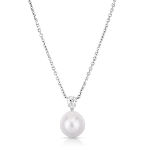 South Sea Pearl and Diamond Drop Pendant