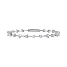 Load image into Gallery viewer, Knife Edge Diamond Bracelet