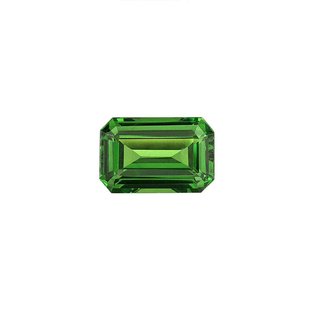 12.67cts. Emerald Cut Tsavorite Gemstone