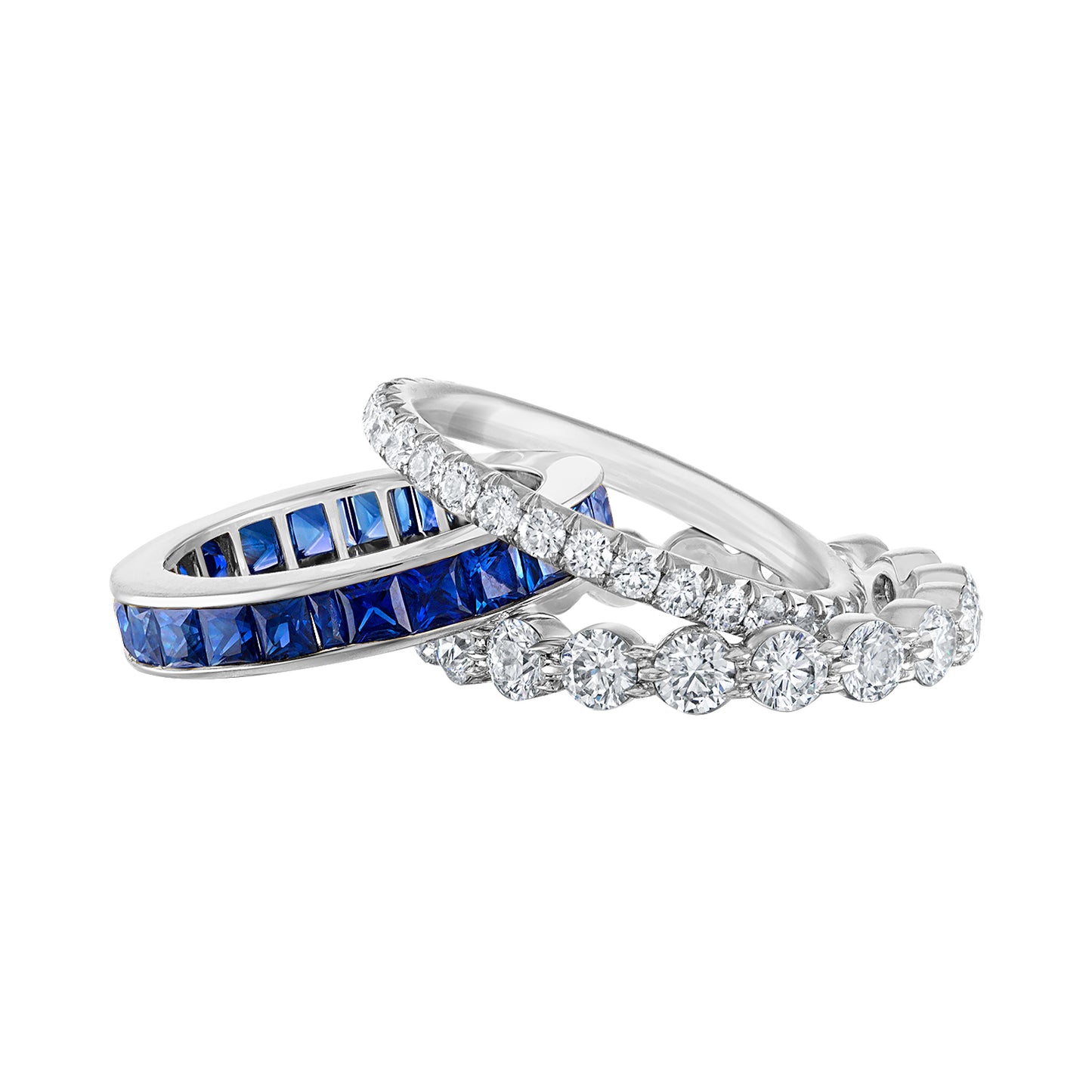 Channel Set Sapphire Band Ring