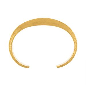 24 Karat Cold-Forged Gold Cuff