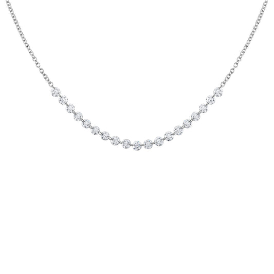 19 Stone Fringe Necklace