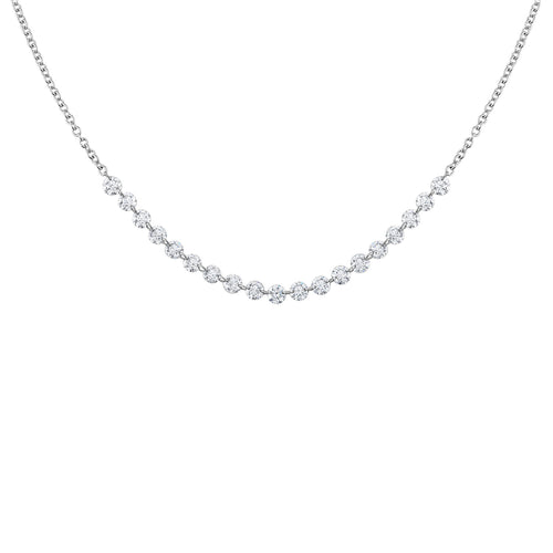 19 Stone Fringe Necklace