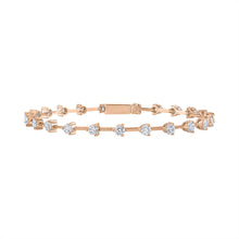 Load image into Gallery viewer, Knife Edge Diamond Bracelet