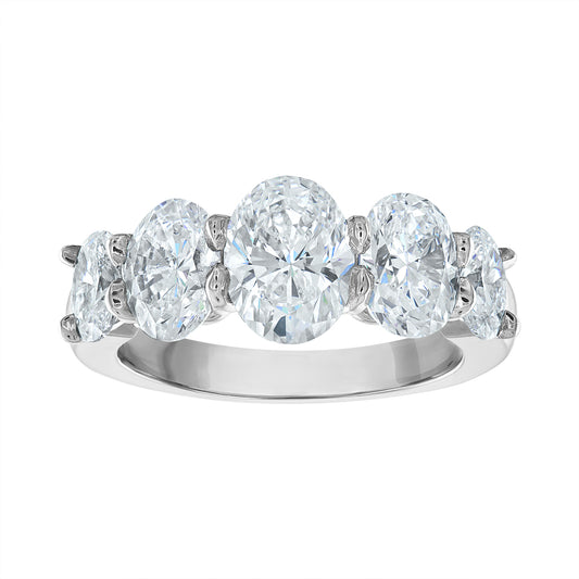 Oval Diamond Five Stone Ring