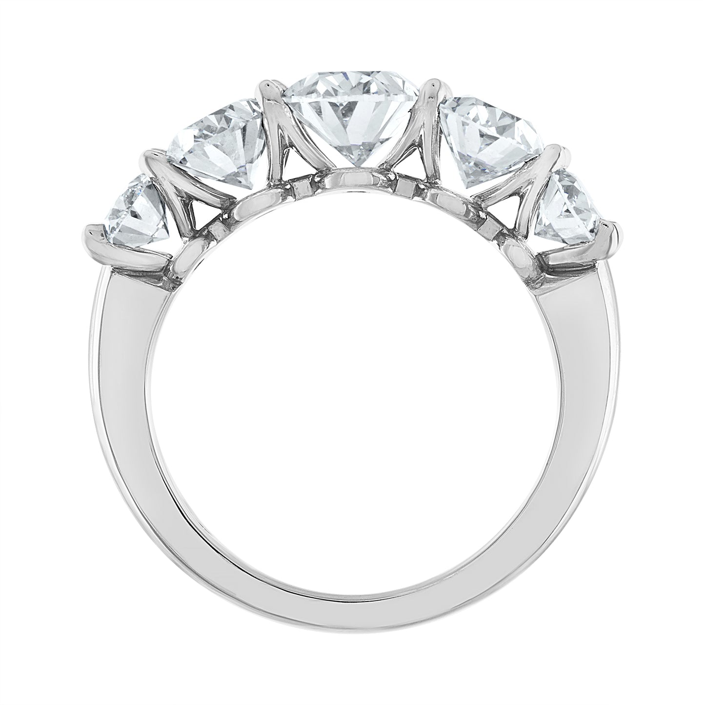 Oval Diamond Five Stone Ring