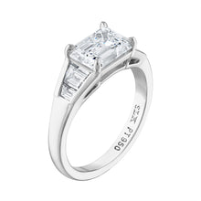 Load image into Gallery viewer, Emerald Cut Diamond Five Stone Ring
