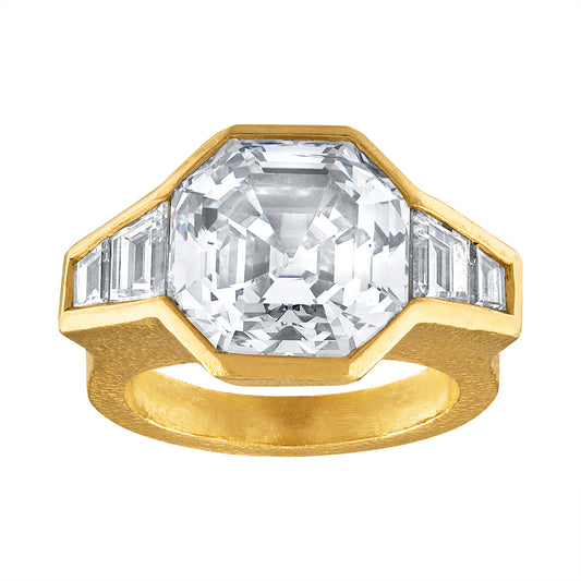 Asscher Cut Diamond Five Stone Ring