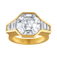 Load image into Gallery viewer, Asscher Cut Diamond Five Stone Ring