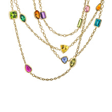 Load image into Gallery viewer, Multicolored Gemstone Necklace