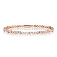 Load image into Gallery viewer, Bezel Set Diamond Bracelet