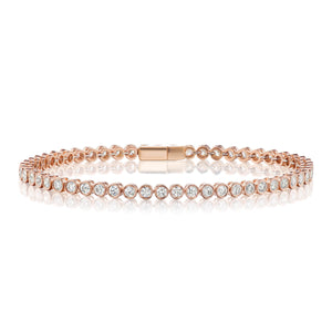 Bezel Set Diamond Bracelet