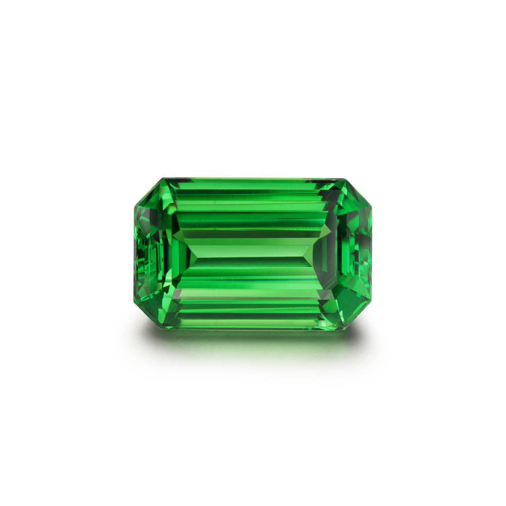 7.77cts. Emerald Cut Tsavorite Gemstone